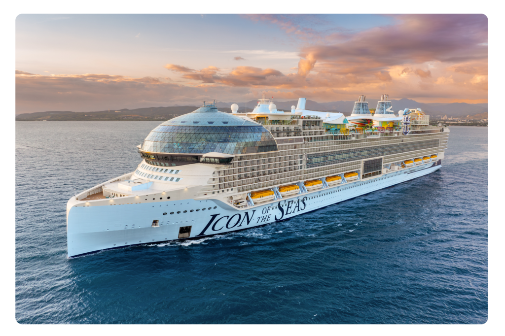 royal caribbean cruise line icon of the seas cruise ship